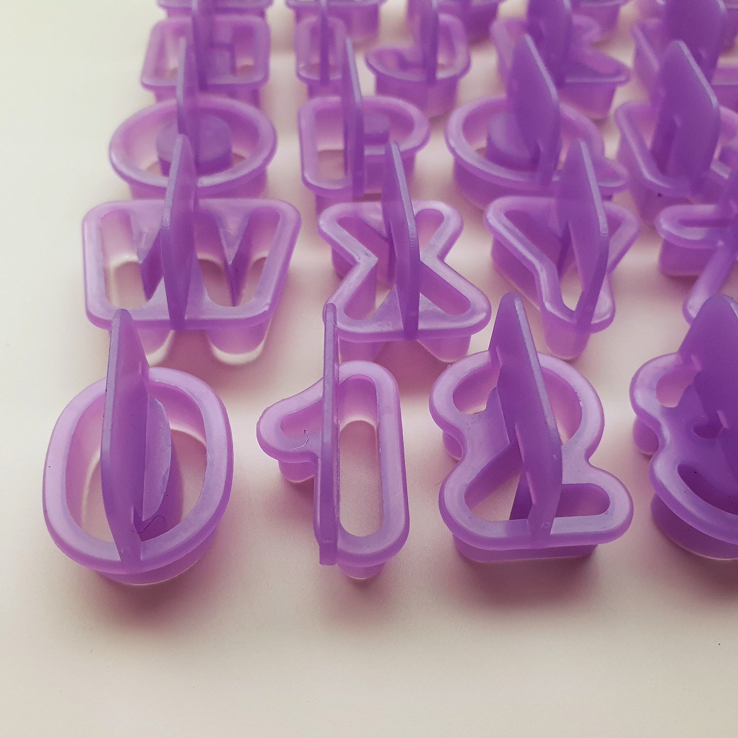 Set of 40 pcs Letters Alphabet Numbers Clay cutters Jewelry Earrings shape cutter