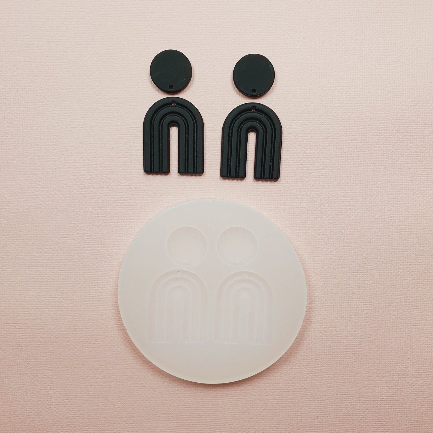 Silicone earrings mold mould for resin and epoxy