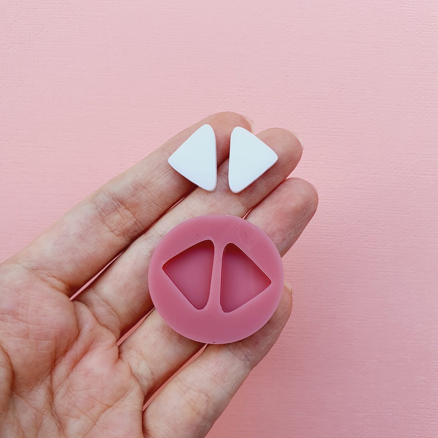 Silicone stud earrings mold Jewelry Resin mould for resin and epoxy