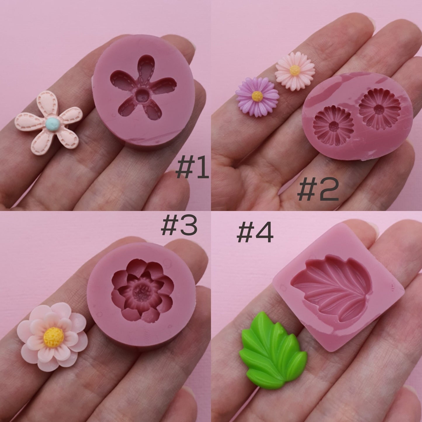 Silicone stud earrings mold Jewelry Resin mould for resin and epoxy