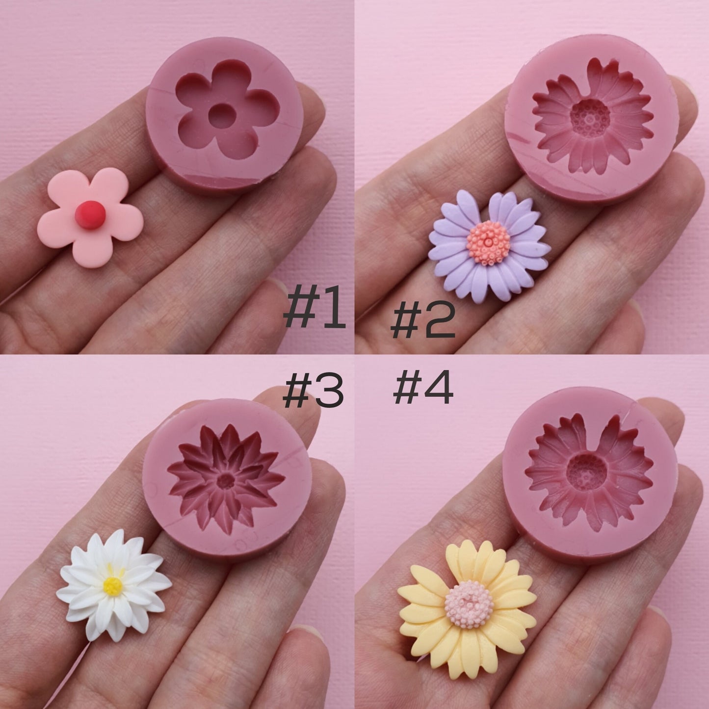 Silicone stud earrings mold Jewelry Resin mould for resin and epoxy