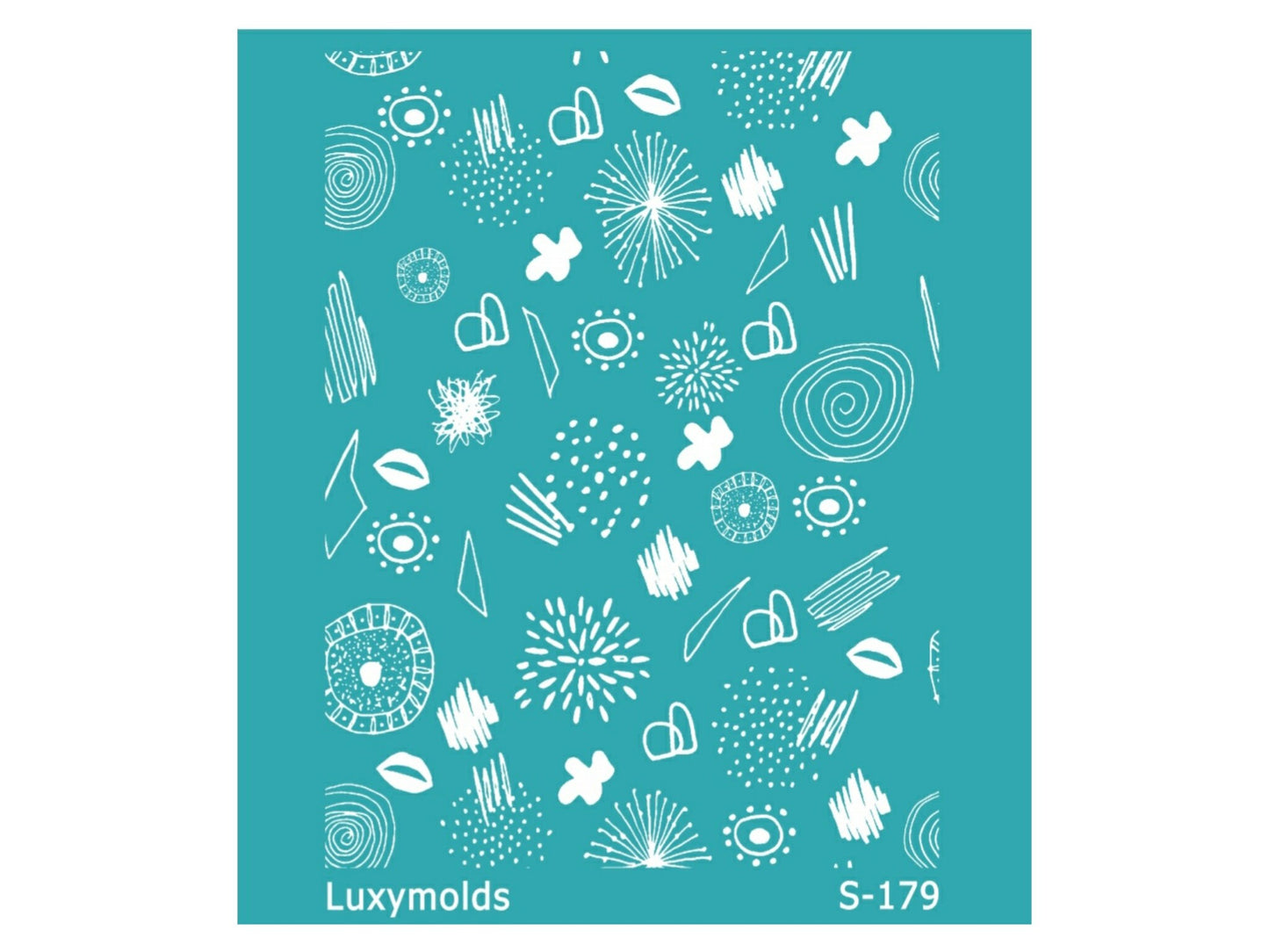Silk screen stencil for polymer clay "Luxymolds" S-179