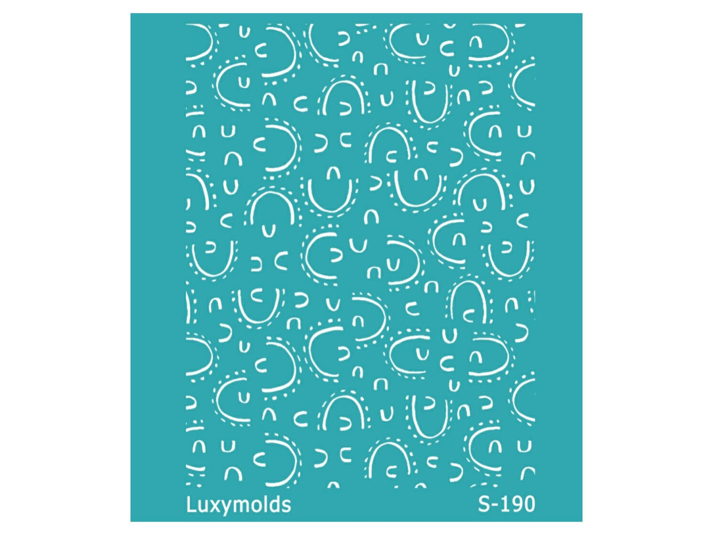 Silk screen stencil for polymer clay "Luxymolds" S-190