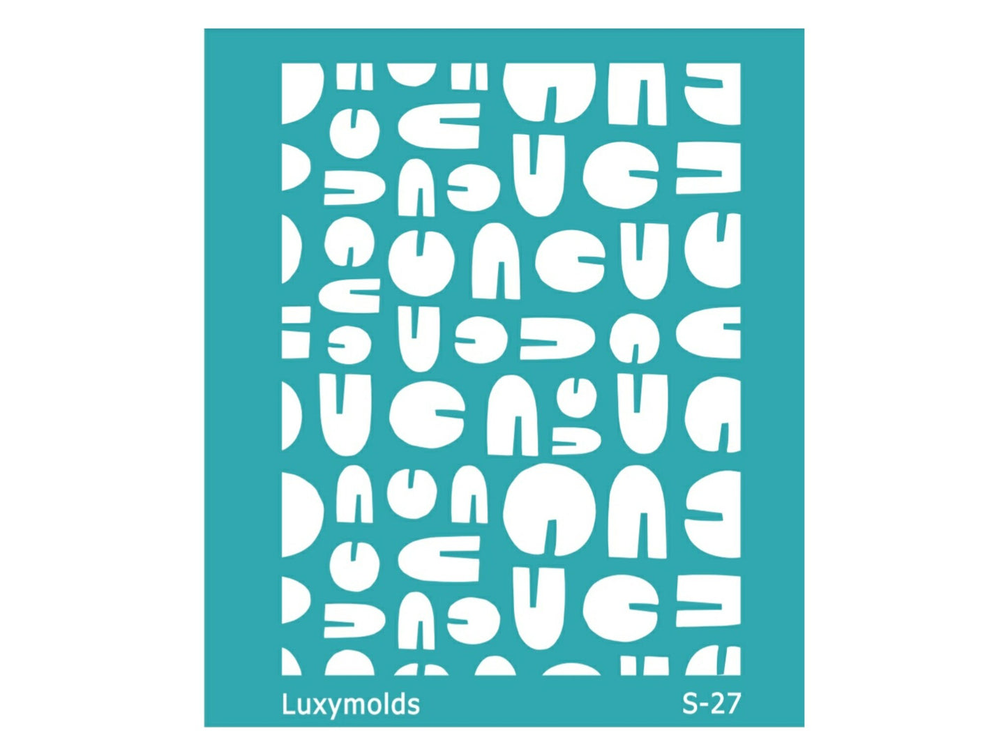 Silk screen stencil for polymer clay "Luxymolds" S-27