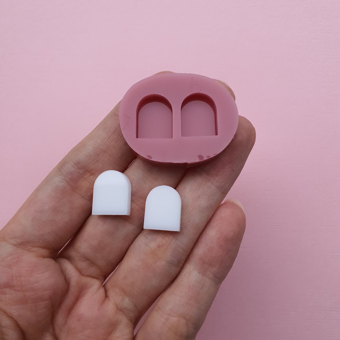 Silicone stud earrings mold Jewelry Resin mould for resin and epoxy