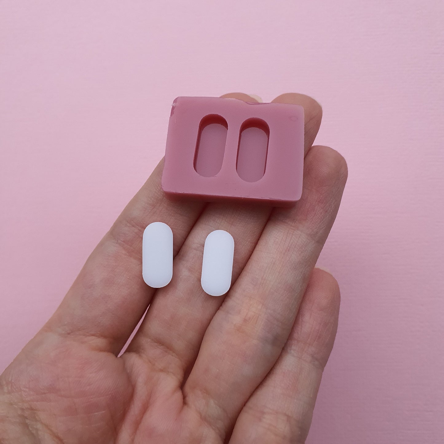Silicone stud earrings mold Jewelry Resin mould for resin and epoxy