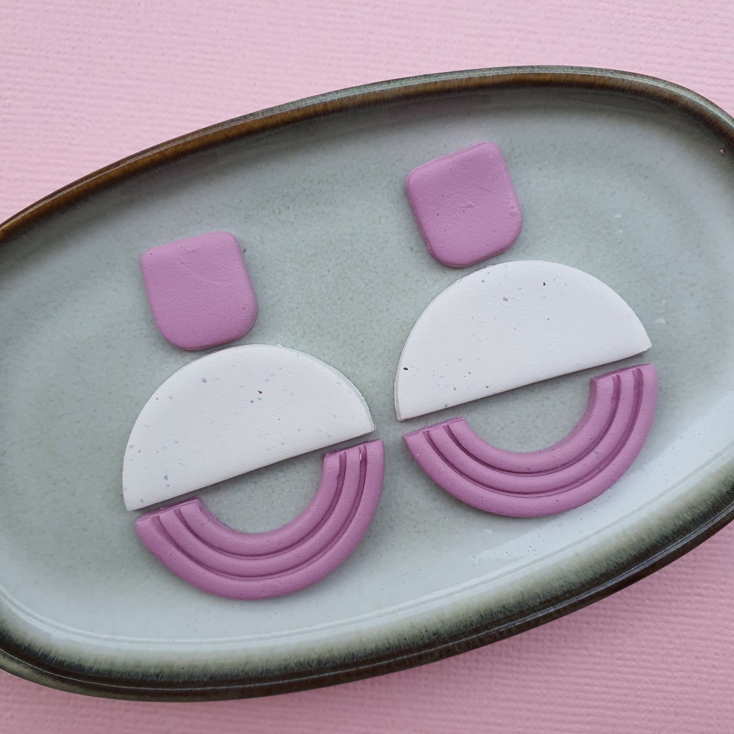 3 pcs set Clay cutters Jewelry Earrings Geometry shape cutter