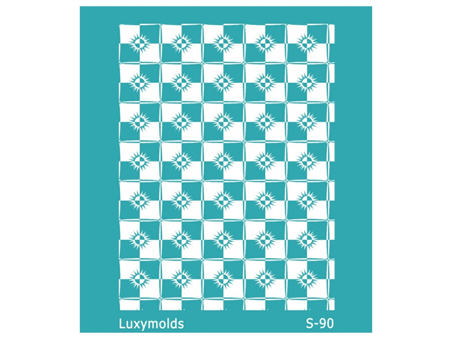 Silk screen stencil for polymer clay "Luxymolds" S-90