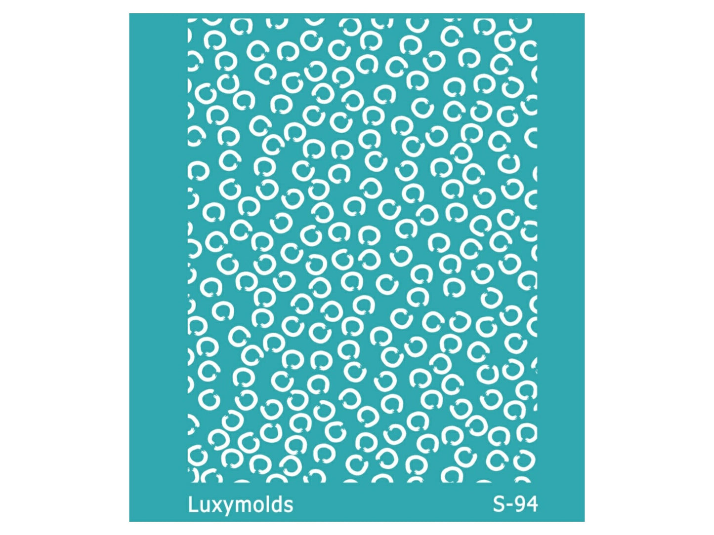 Silk screen stencil for polymer clay "Luxymolds" S-94