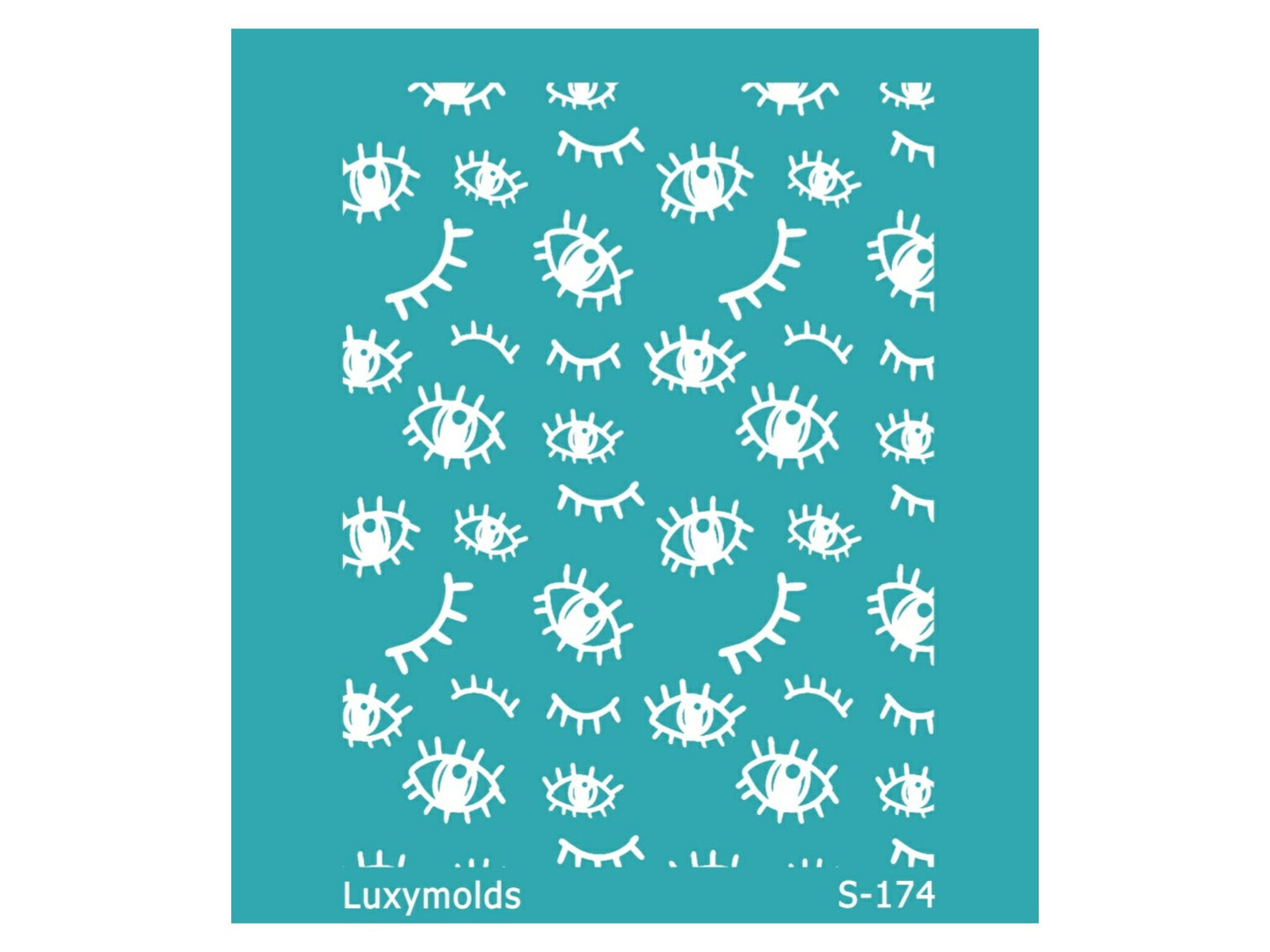 Silk screen stencil for polymer clay "Luxymolds" S-174