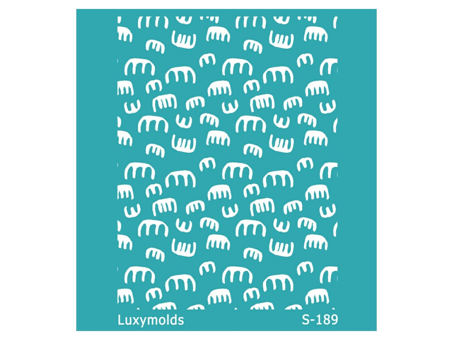 Silk screen stencil for polymer clay "Luxymolds" S-189