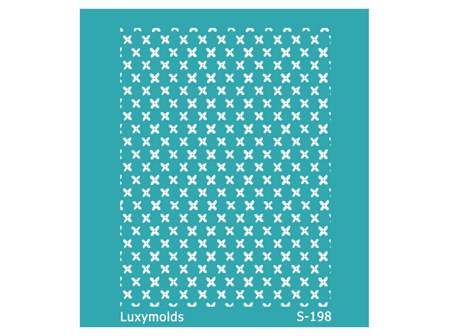Silk screen stencil for polymer clay "Luxymolds" S-198