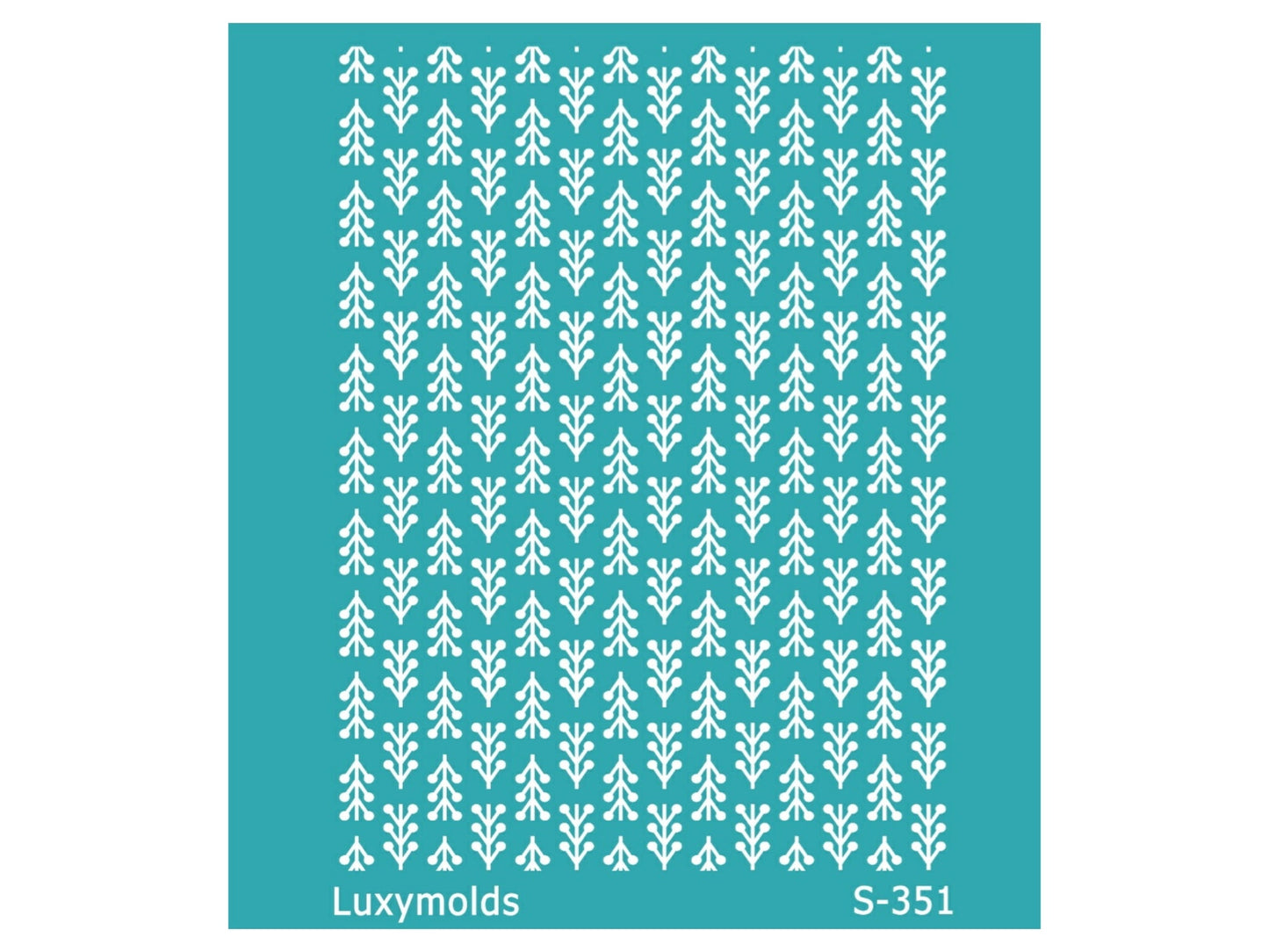 Silk screen stencil for polymer clay "Luxymolds" S-351