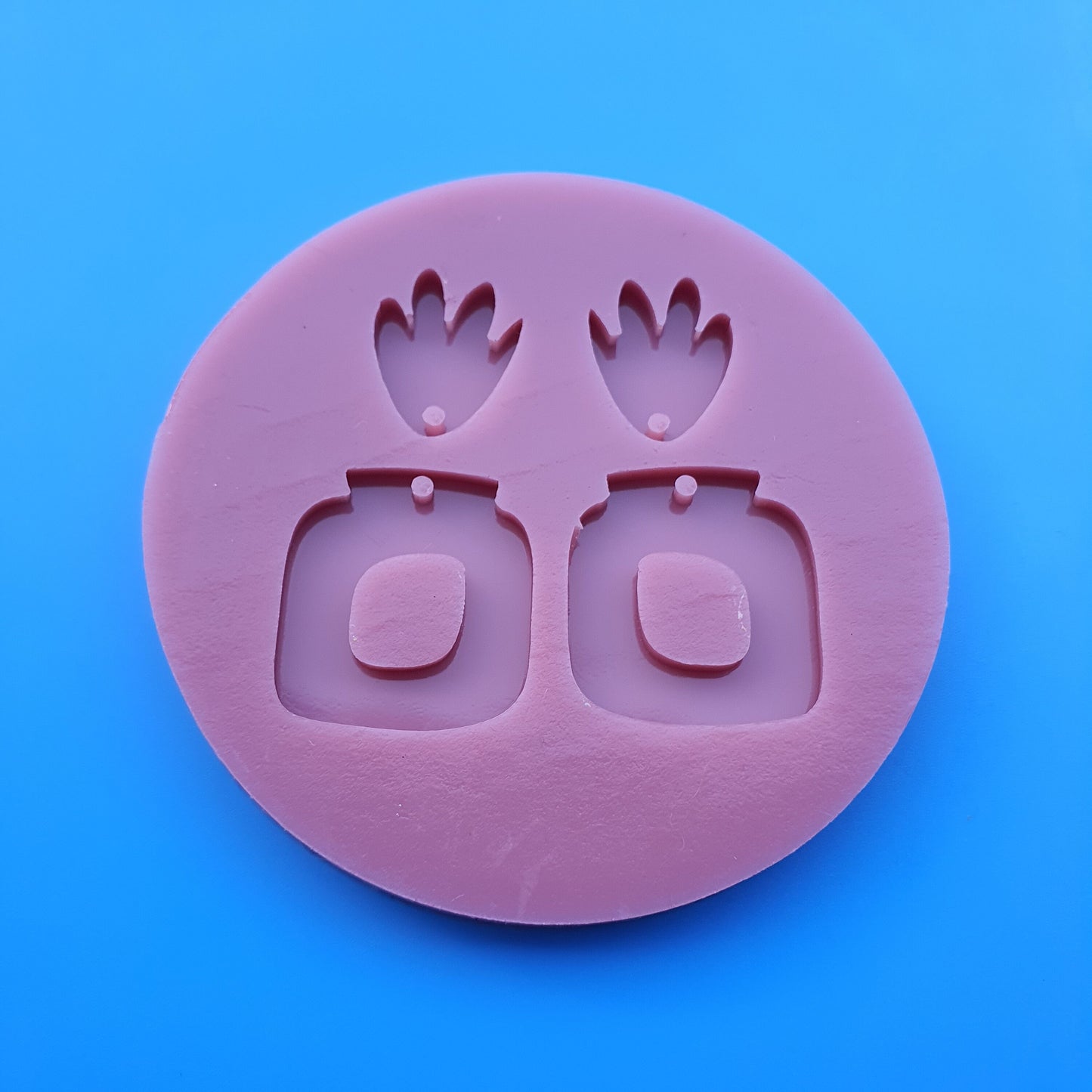 Silicone earrings mold resin jewelry mold