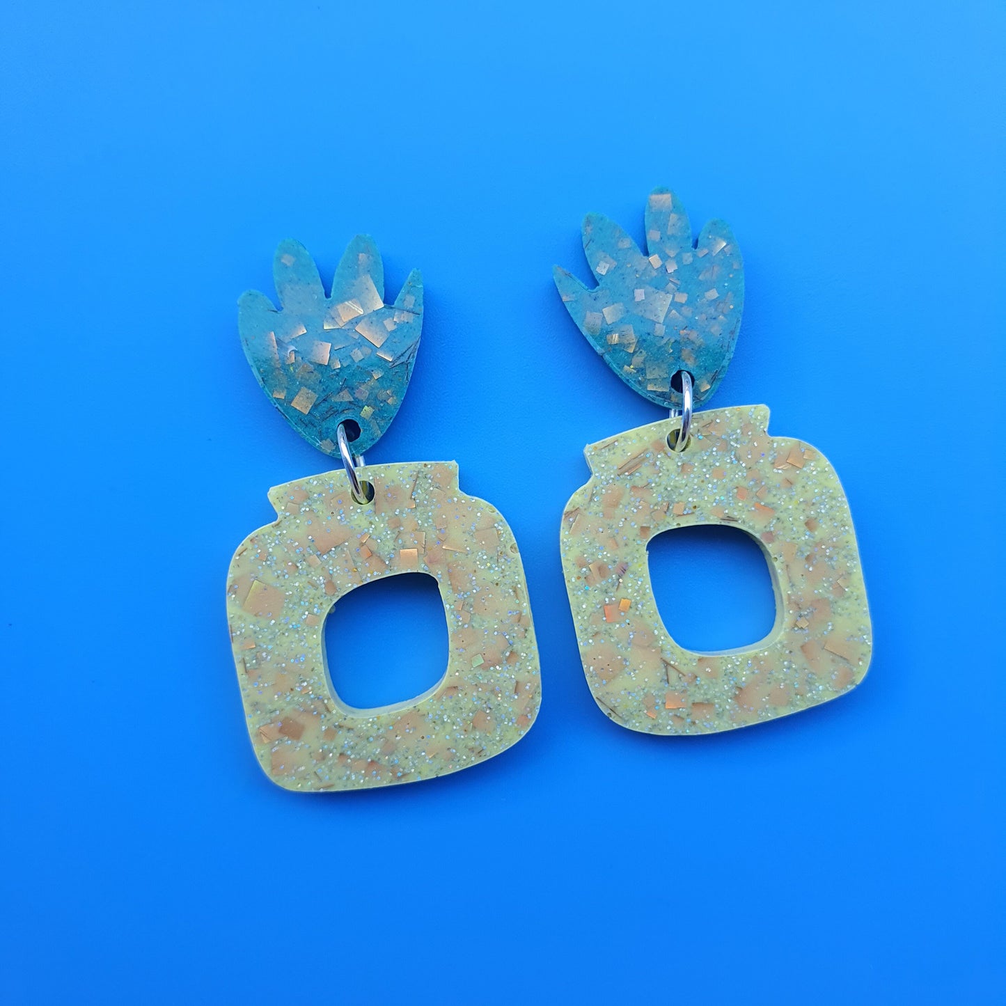 Silicone earrings mold resin jewelry mold