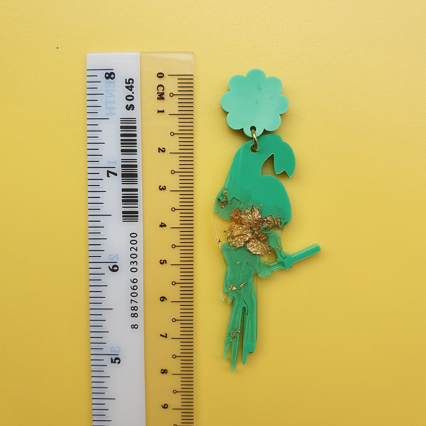 Silicone earrings mold "Parrot" for resin and epoxy