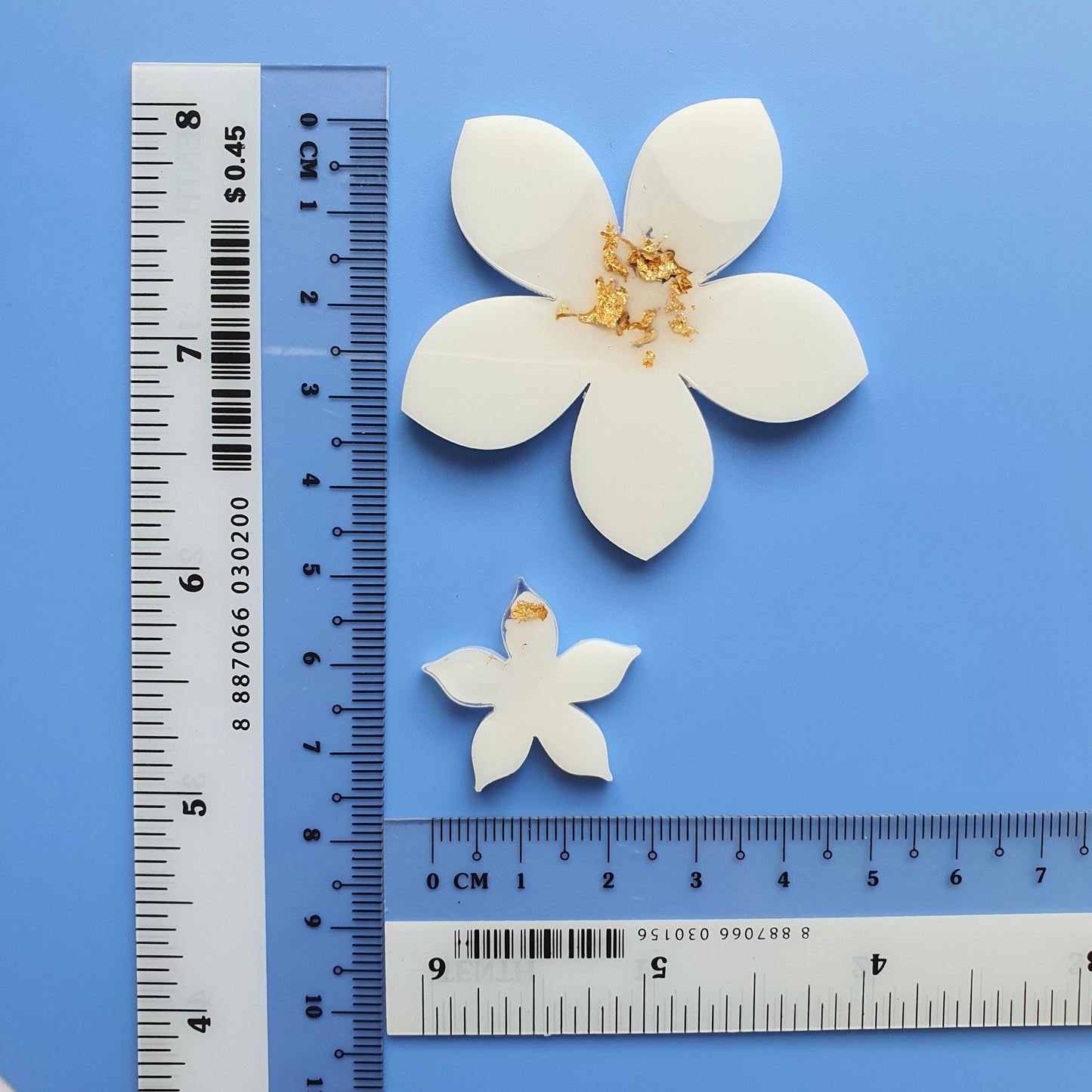Silicone earrings mold Jewelry resin mold "Flowers"