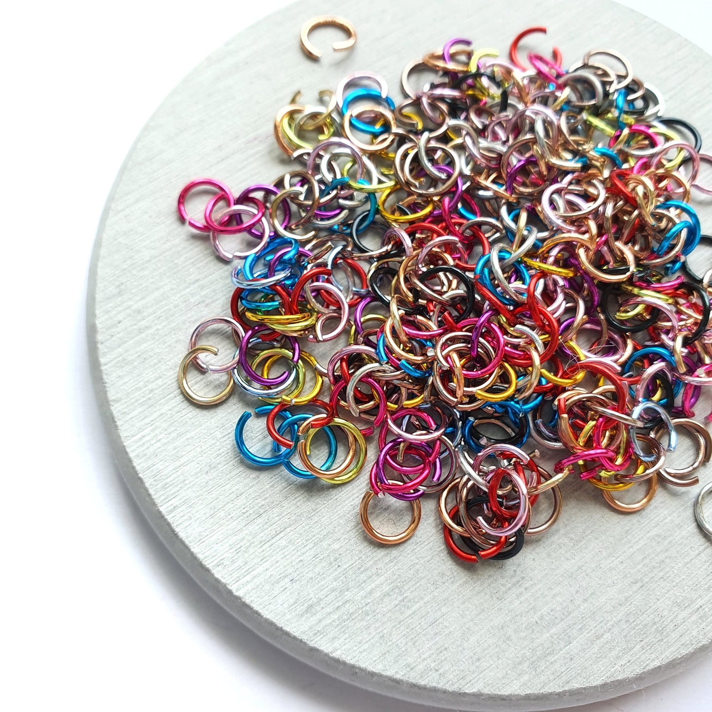 300 pcs Colorful Jumping rings Earrings connectors Jewelry components