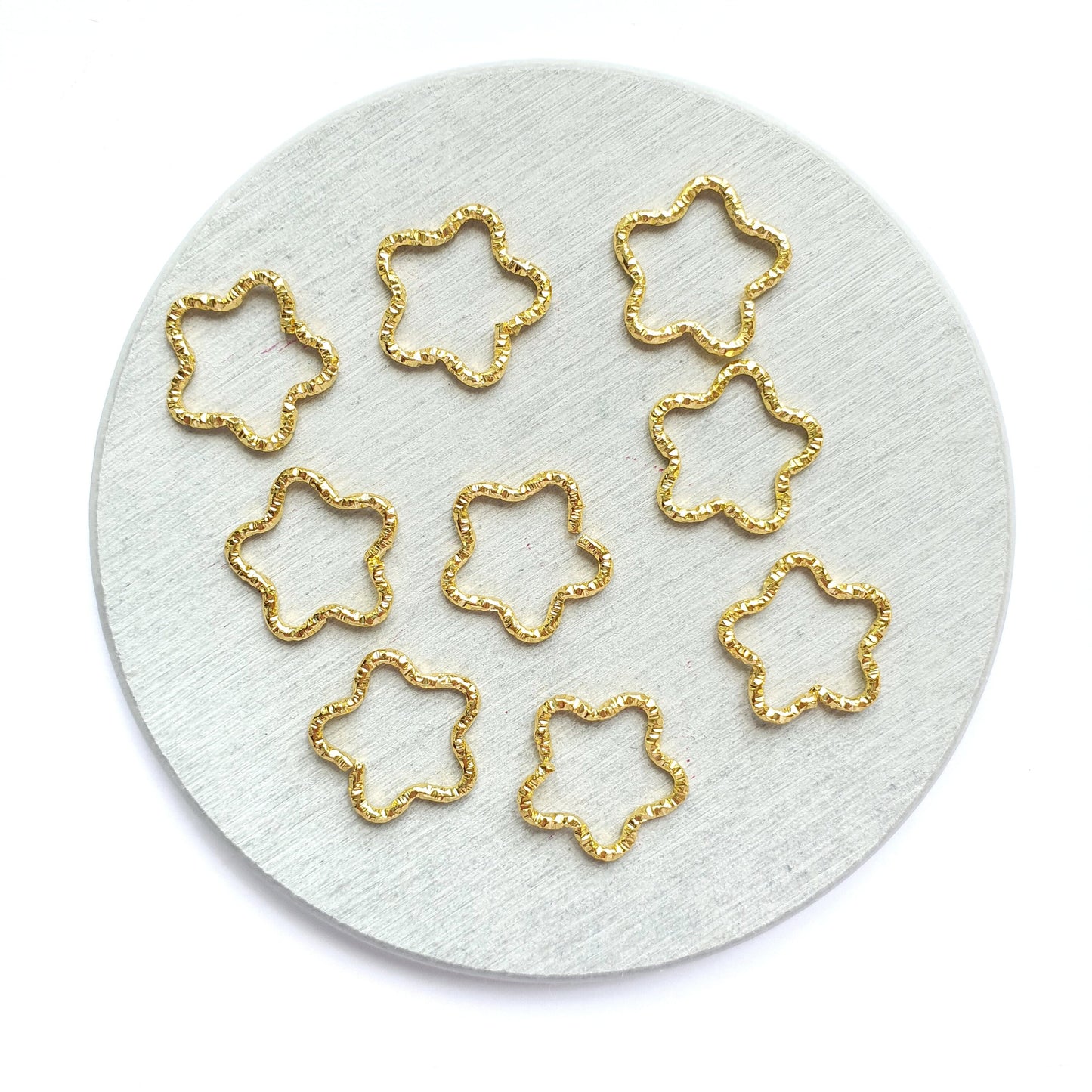 25 pcs Star connectors Earrings findings Jewelry components