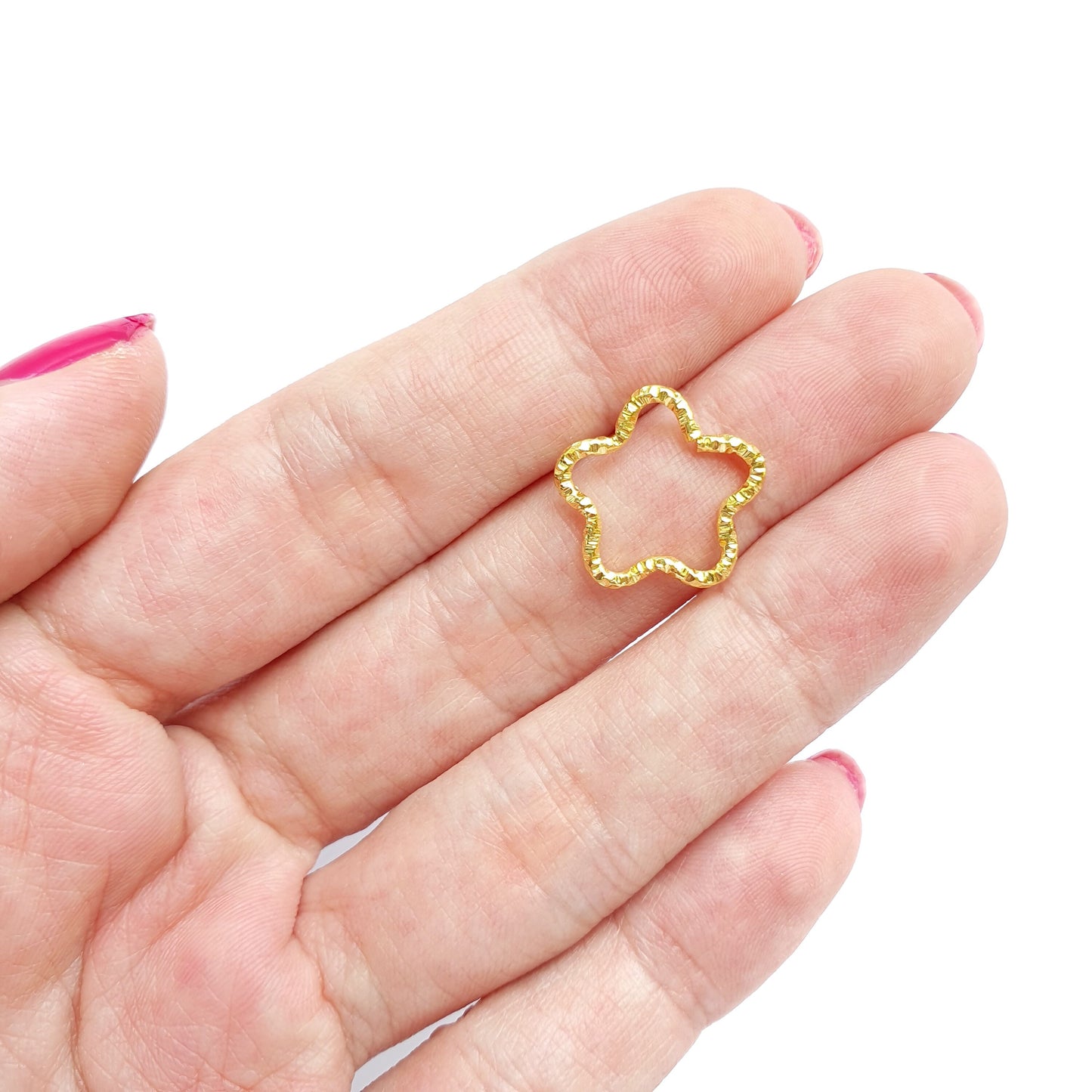 25 pcs Star connectors Earrings findings Jewelry components