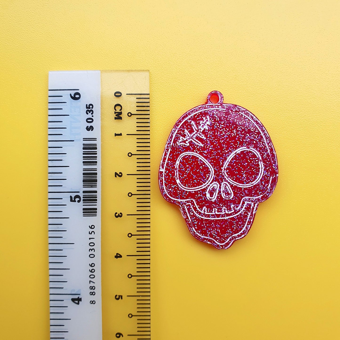 Halloween "Scull" Silicone earrings mold for resin and epoxy
