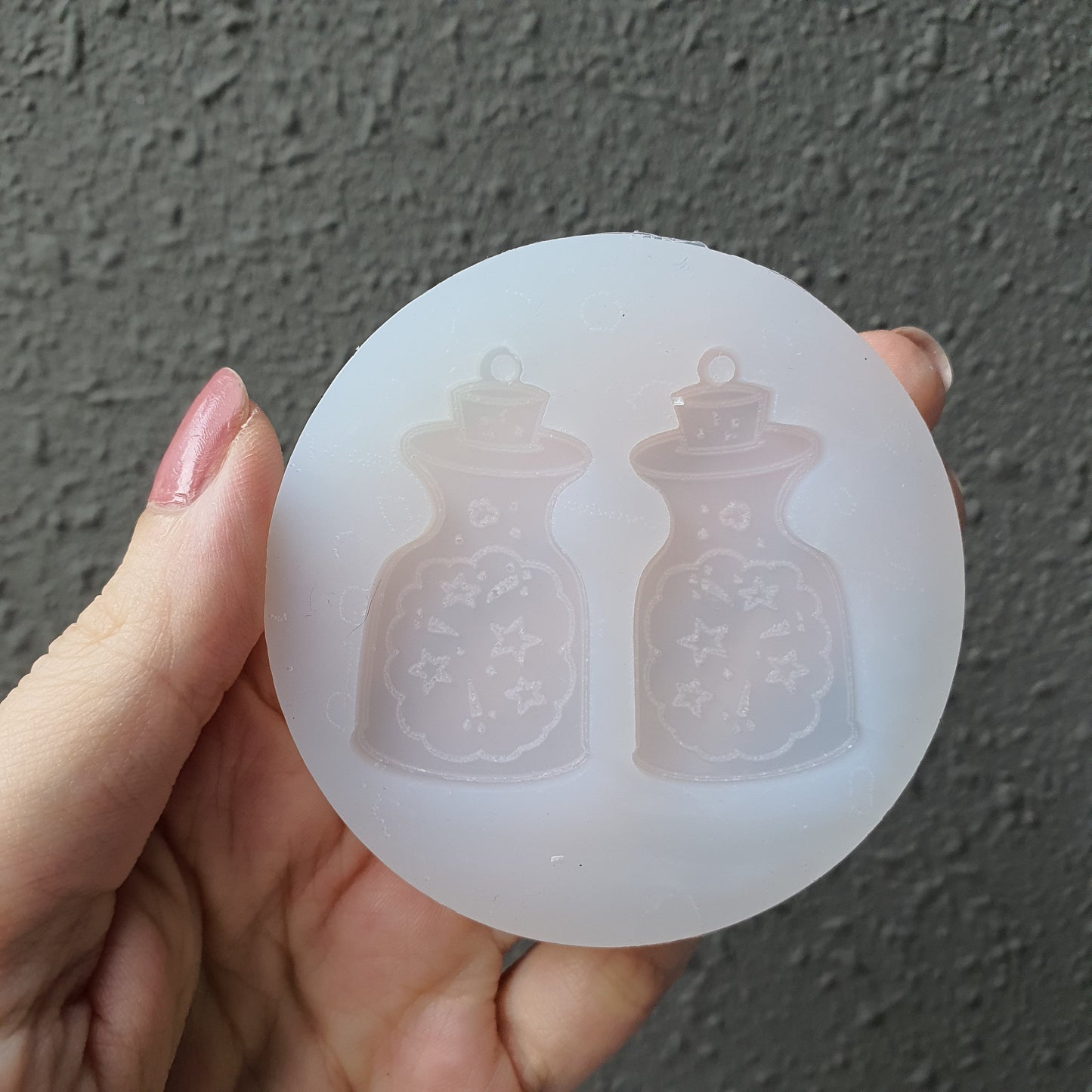 Silicone earrings mold "Magic vessel" mould for resin and epoxy