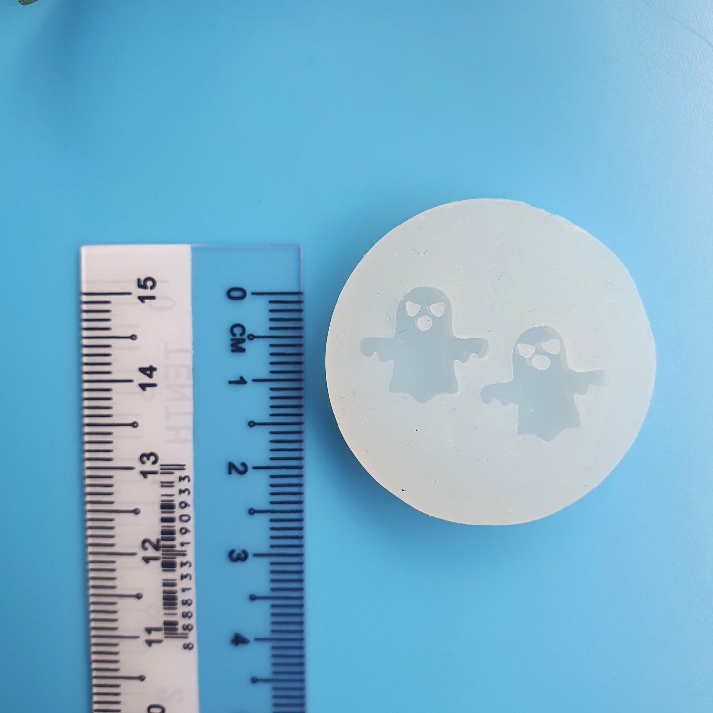 Halloween "Ghost" Silicone stud earrings mold for resin and epoxy