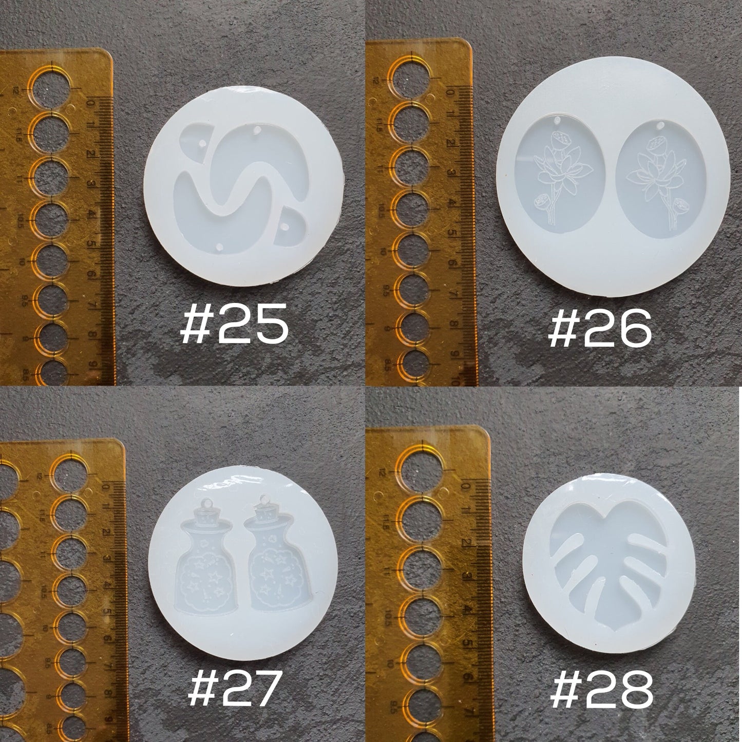 BIG SALE MOLDS Silicone earrings mold Jewelry Resin mould for resin and epoxy