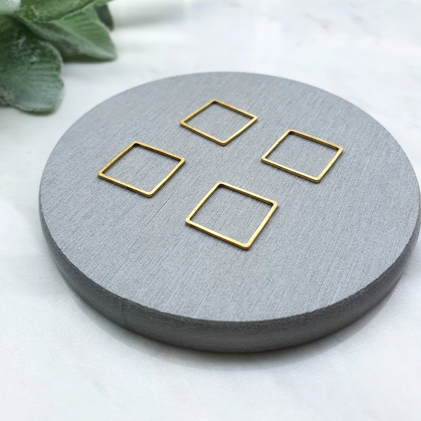 Earrings components Earrings findings DIY jewelry Raw brass connectors Geometry shape charms