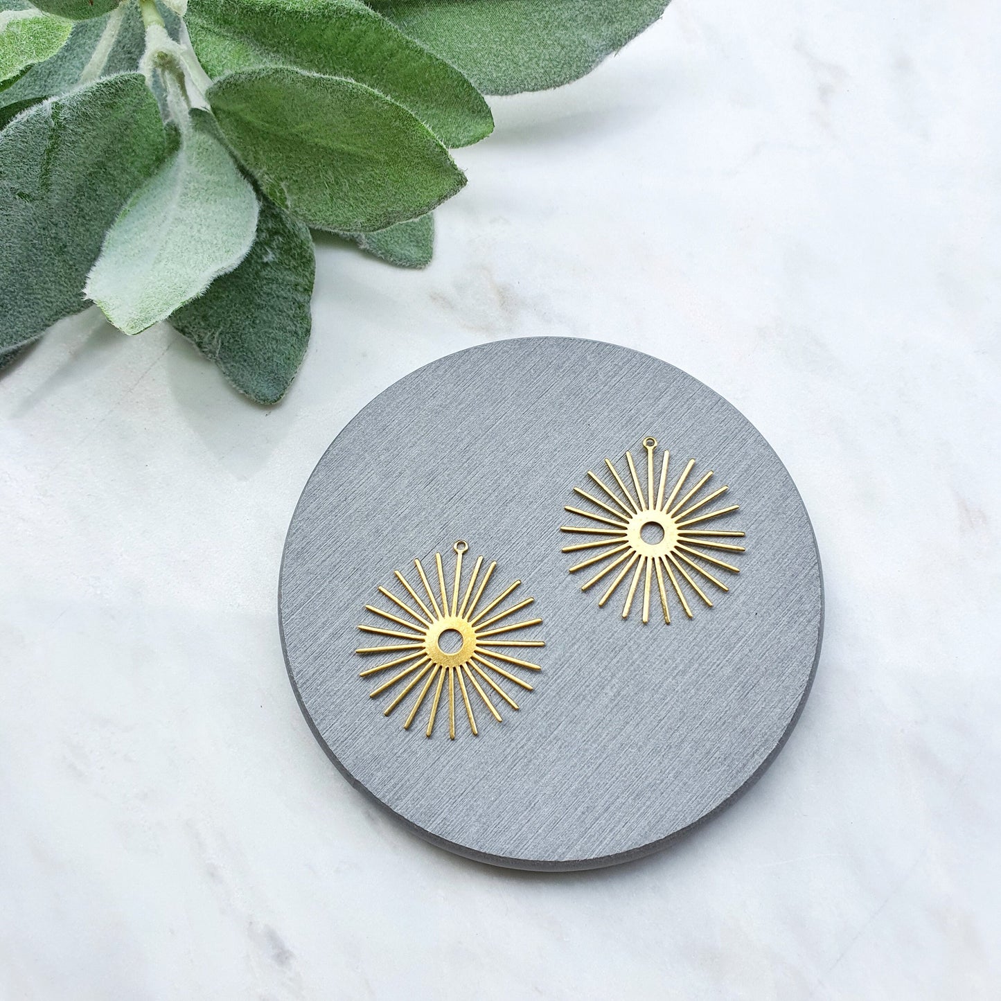 Earrings components Earrings findings DIY jewelry Raw brass connectors Geometry shape charms
