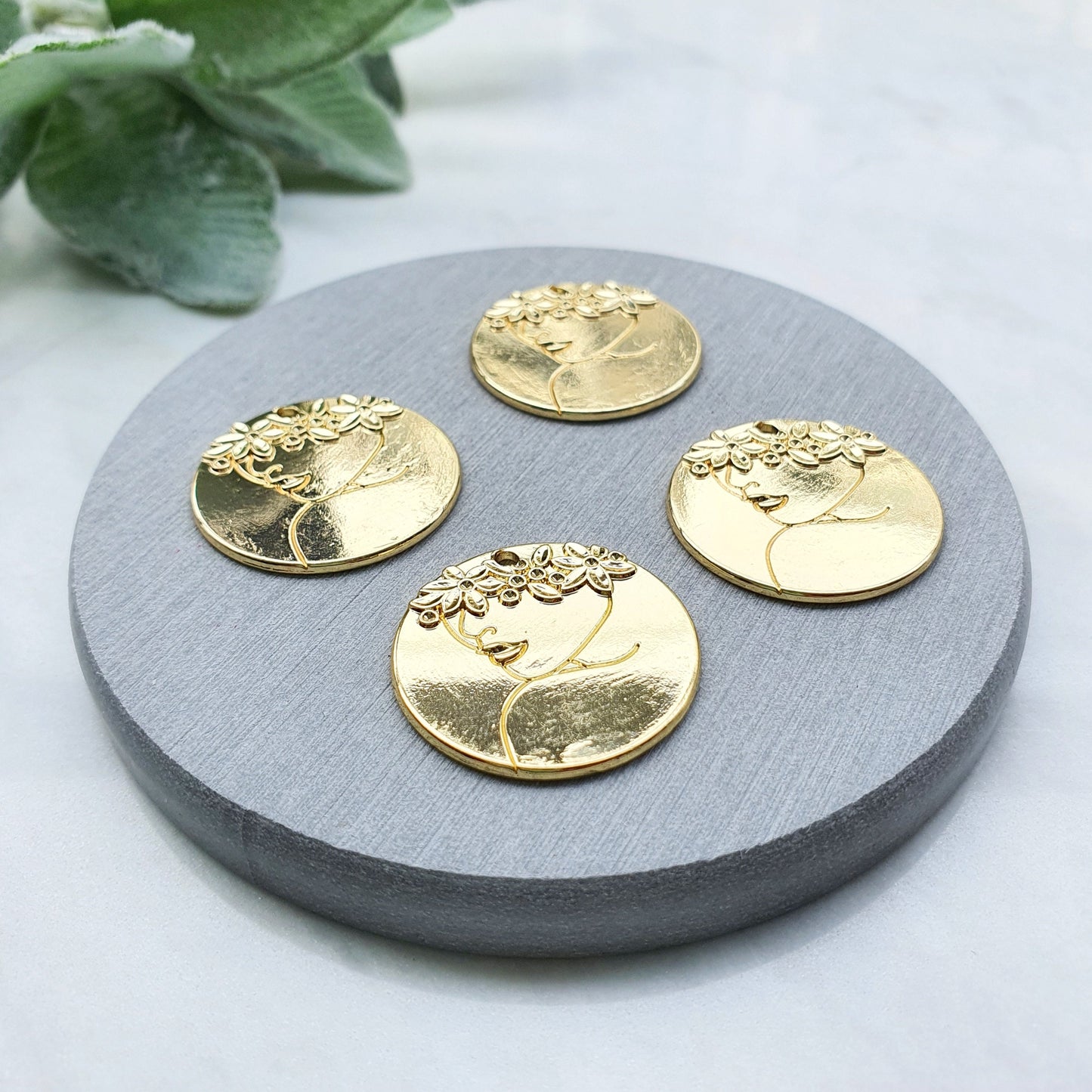 Gold plated Earrings components Earrings findings DIY jewelry