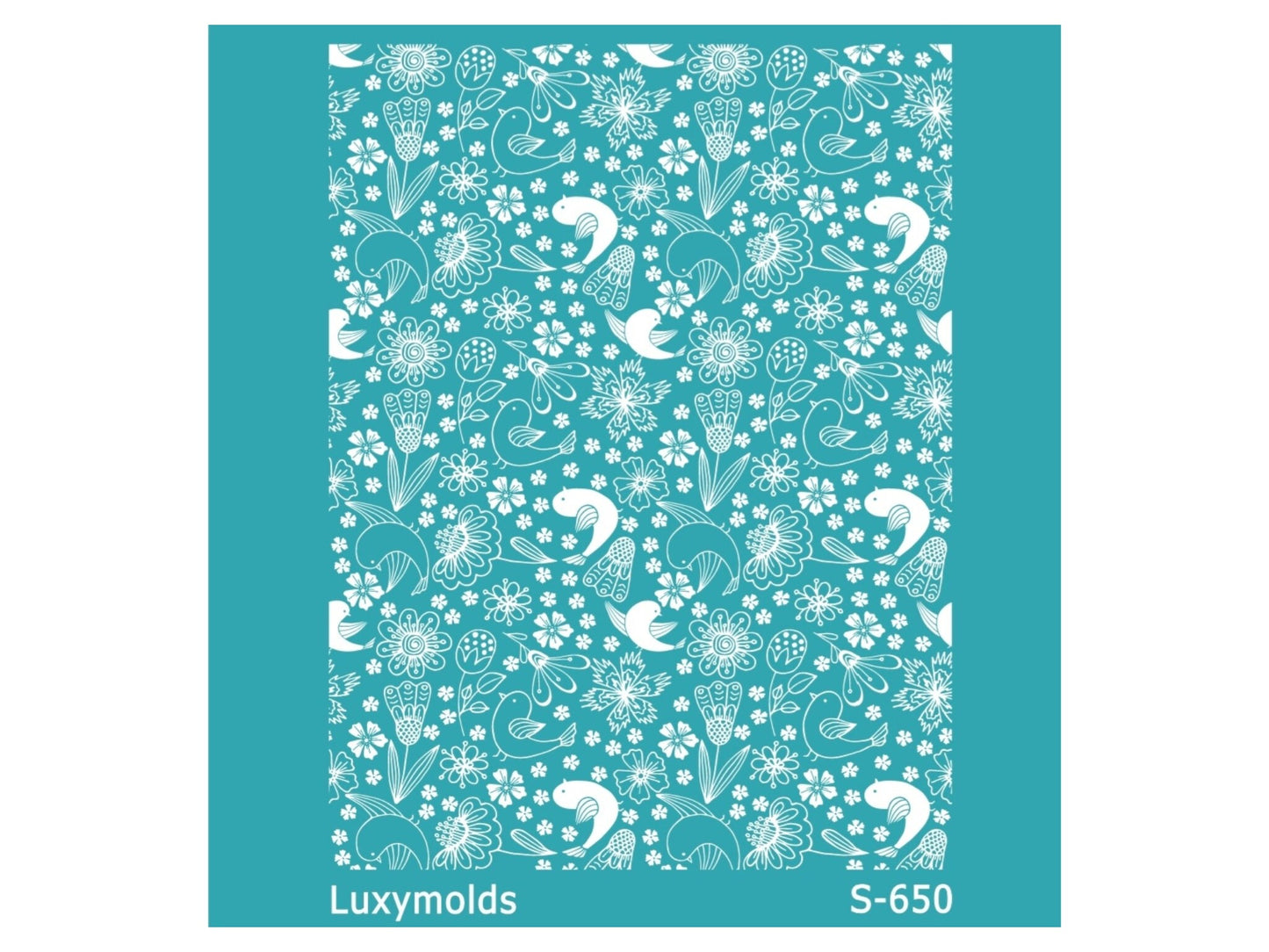 Silk screen stencil for polymer clay "Luxymolds" S-650
