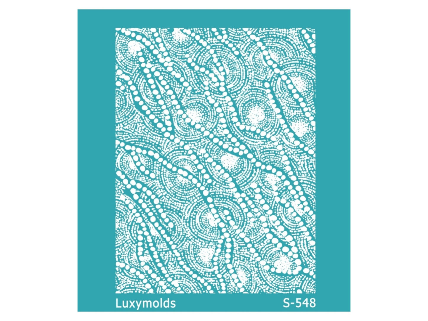 Silk screen stencil for polymer clay "Luxymolds" S-548