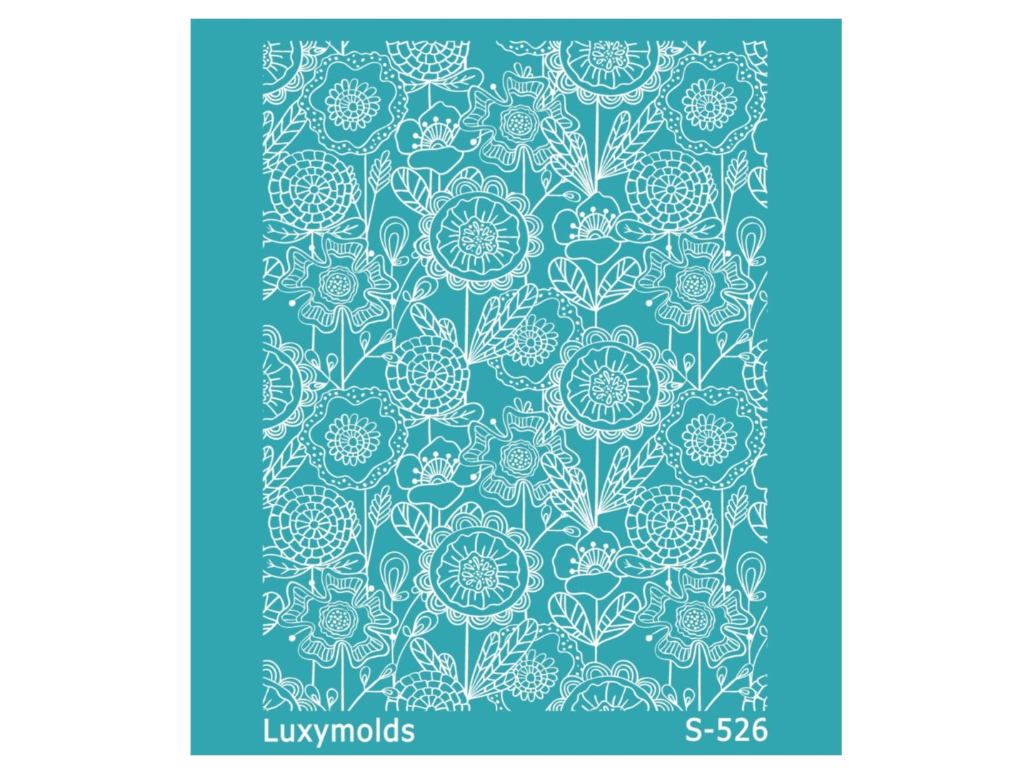Silk screen stencil for polymer clay "Luxymolds" S-526