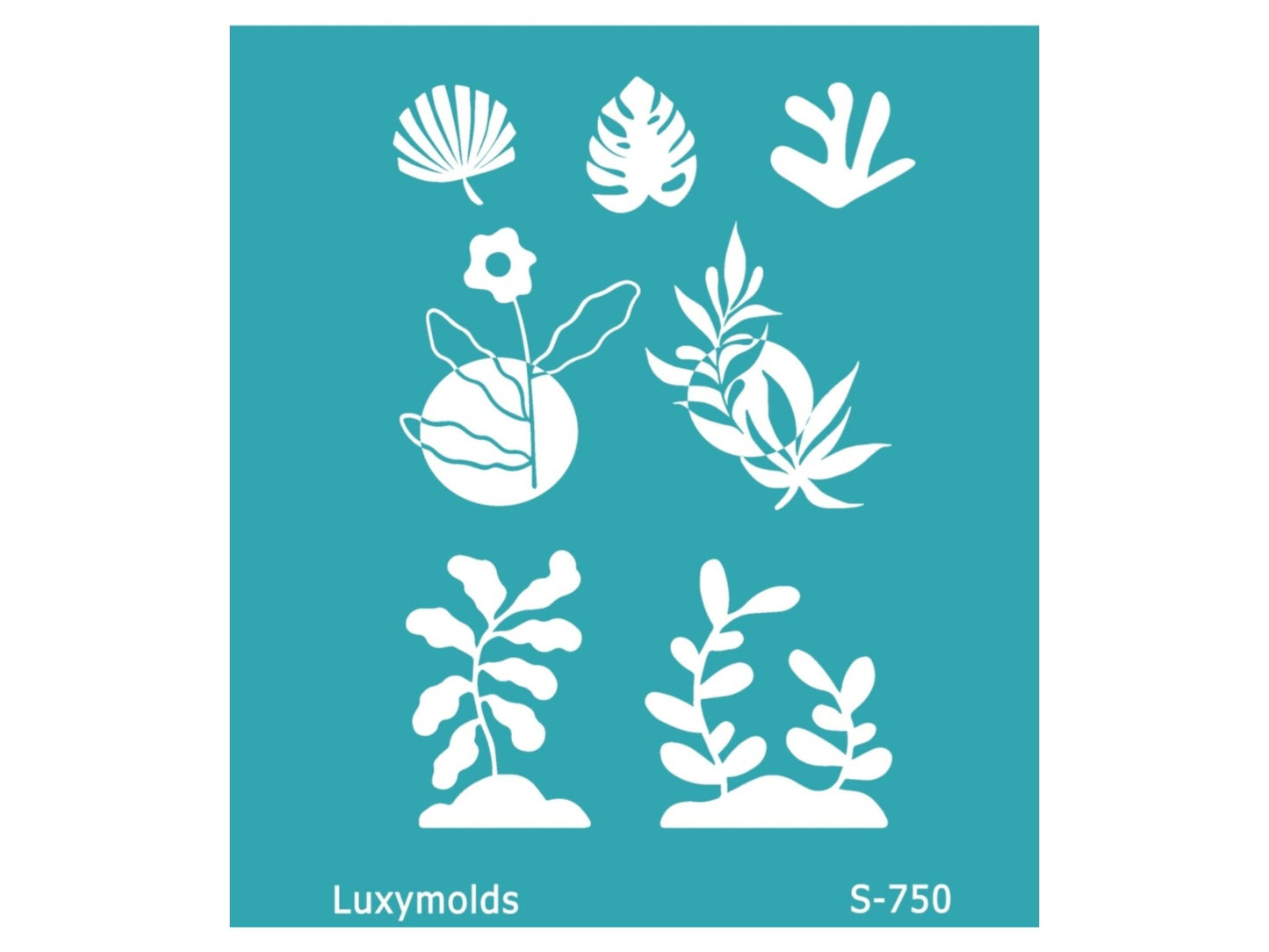 Silk screen stencil for polymer clay "Luxymolds" S-750