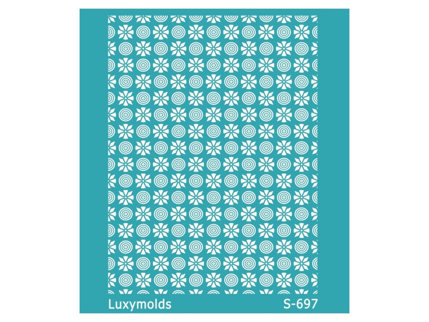 Silk screen stencil for polymer clay "Luxymolds" S-697