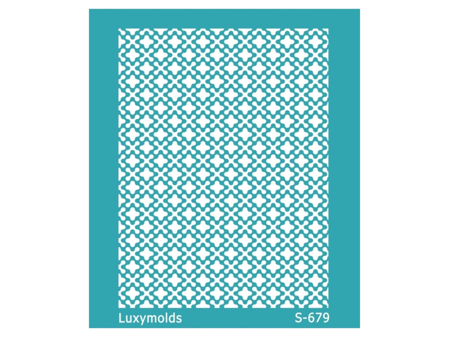 Silk screen stencil for polymer clay "Luxymolds" S-679