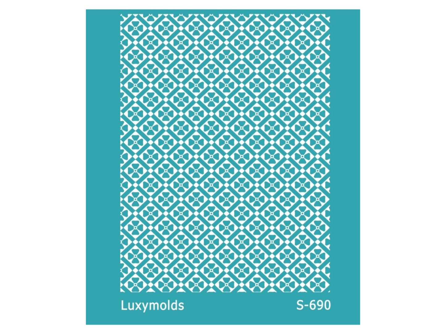 Silk screen stencil for polymer clay "Luxymolds" S-690