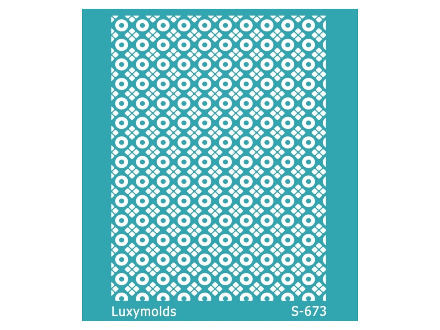 Silk screen stencil for polymer clay "Luxymolds" S-673