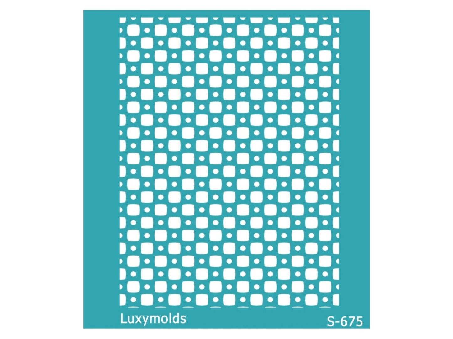Silk screen stencil for polymer clay "Luxymolds" S-675