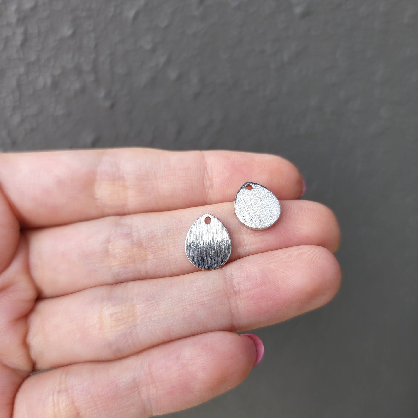 Silver charms drops Earrings components Earrings findings DIY jewelry