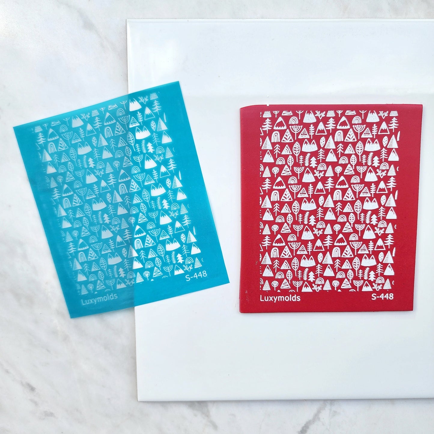Silk screen stencil for polymer clay "Luxymolds" "Christmas" S-448