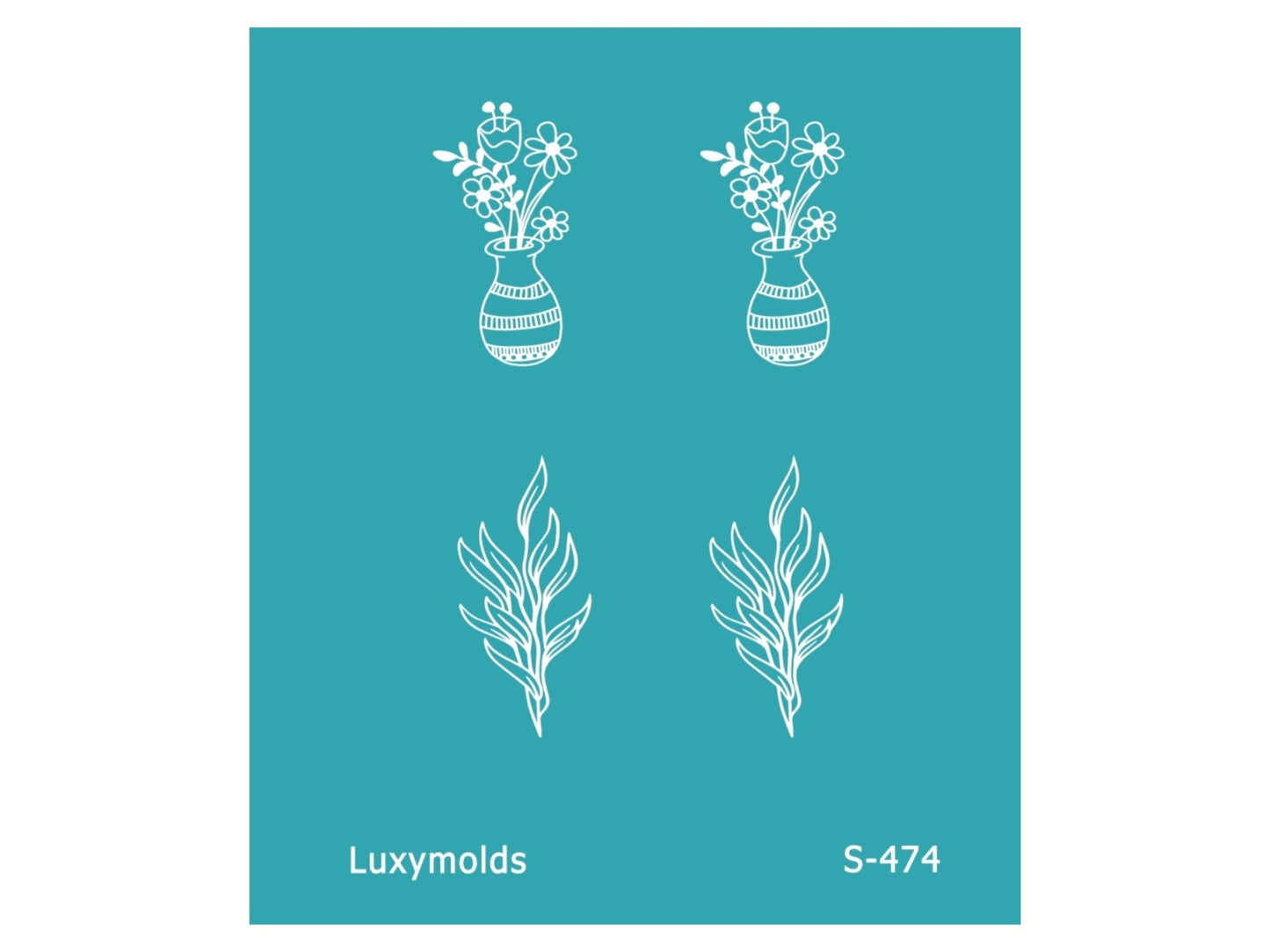 Silk screen stencil for polymer clay "Luxymolds" S-474