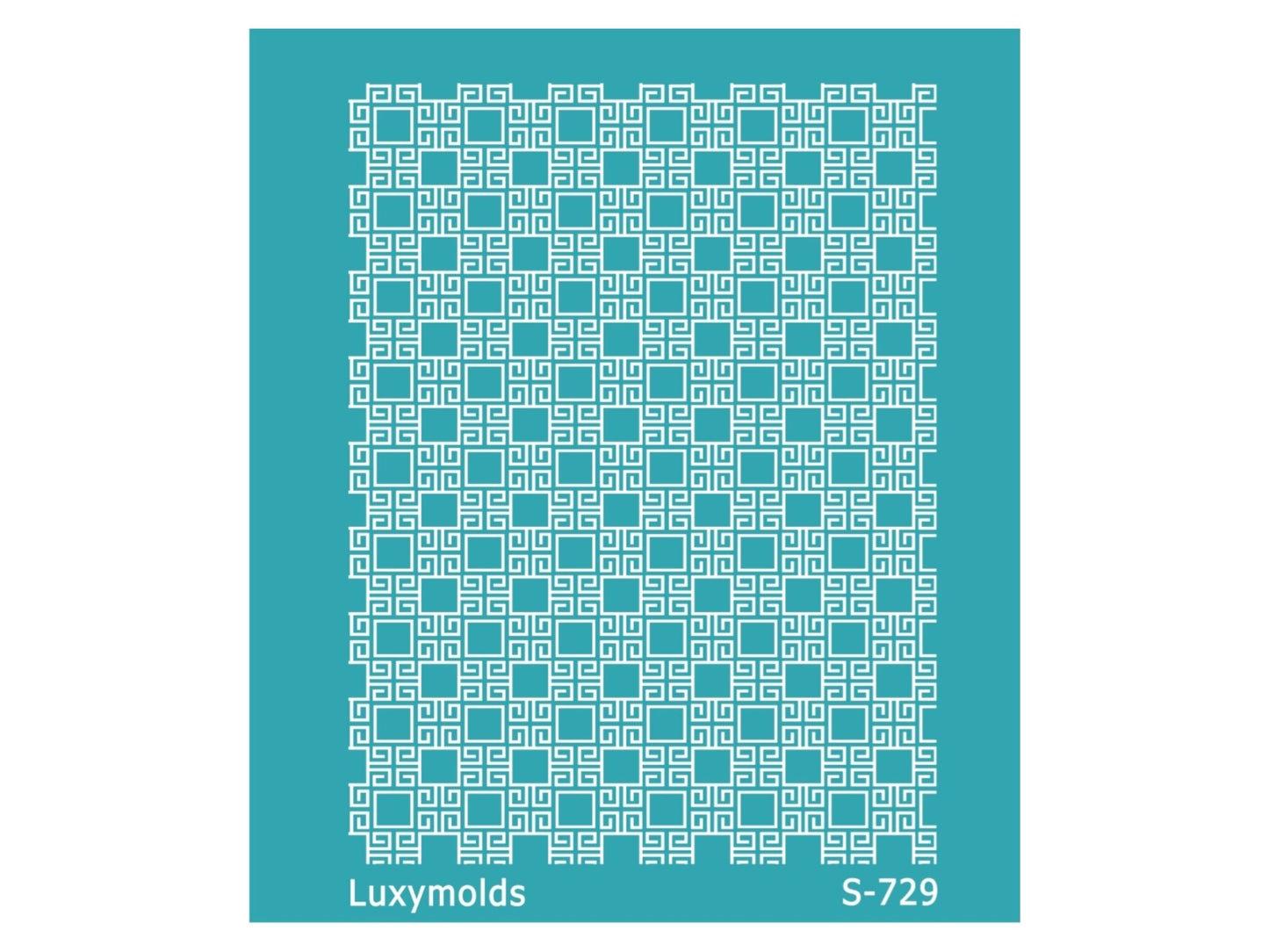 Silk screen stencil for polymer clay "Luxymolds" S-729