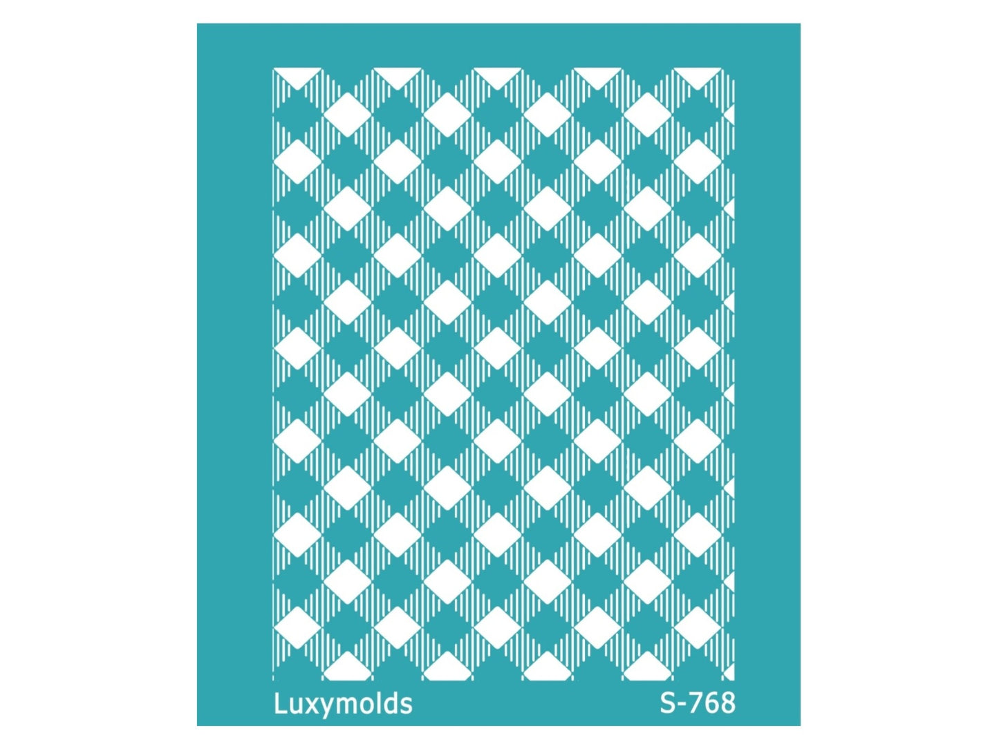 Silk screen stencil for polymer clay "Luxymolds" S-768