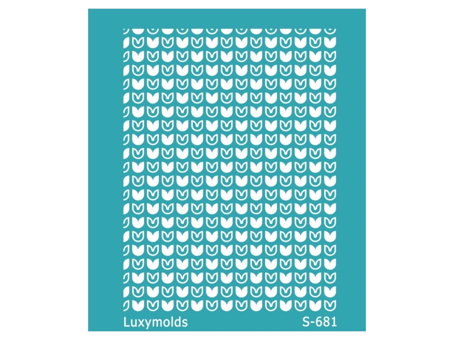 Silk screen stencil for polymer clay "Luxymolds" S-681