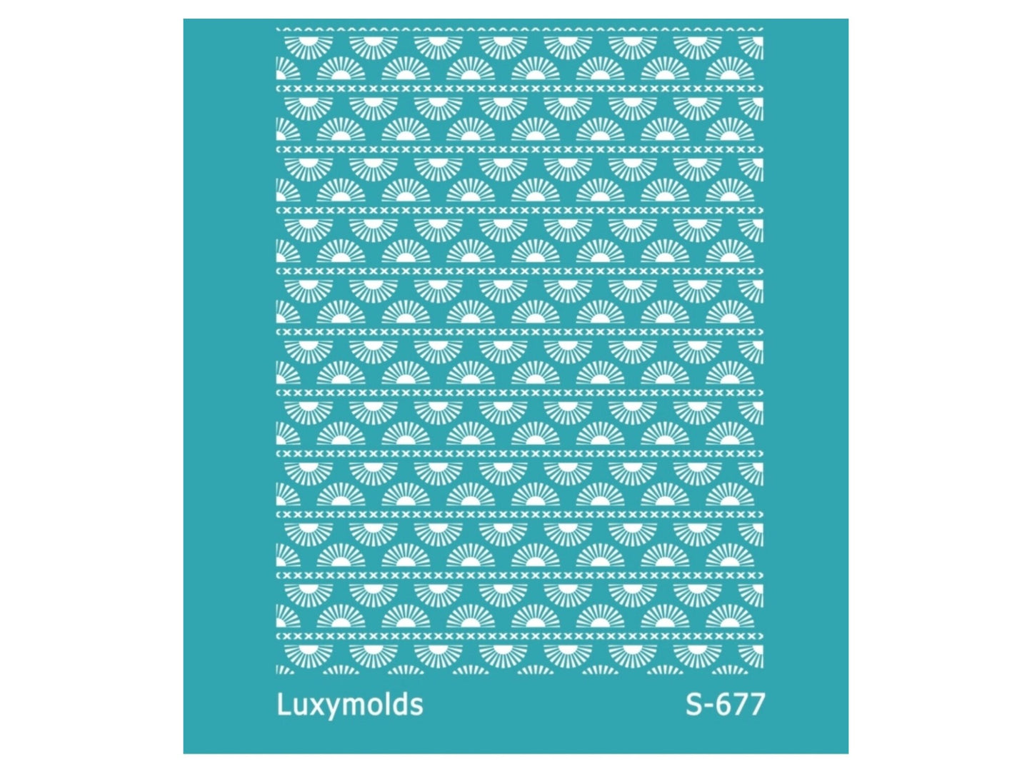 Silk screen stencil for polymer clay "Luxymolds" S-677