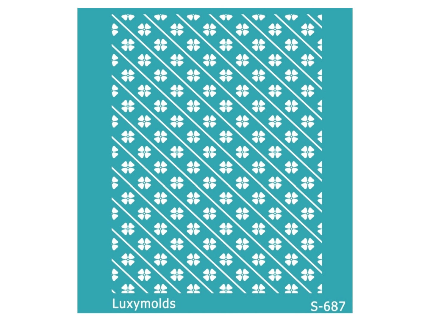 Silk screen stencil for polymer clay "Luxymolds" S-687