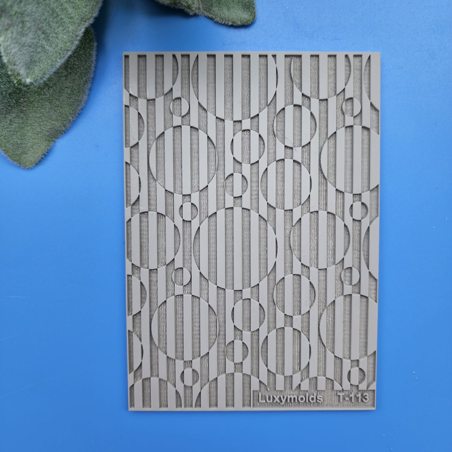 Polymer clay Texture tile Texture mat Clay stamp Polymer clay texture stencils "Geometryc" T-113
