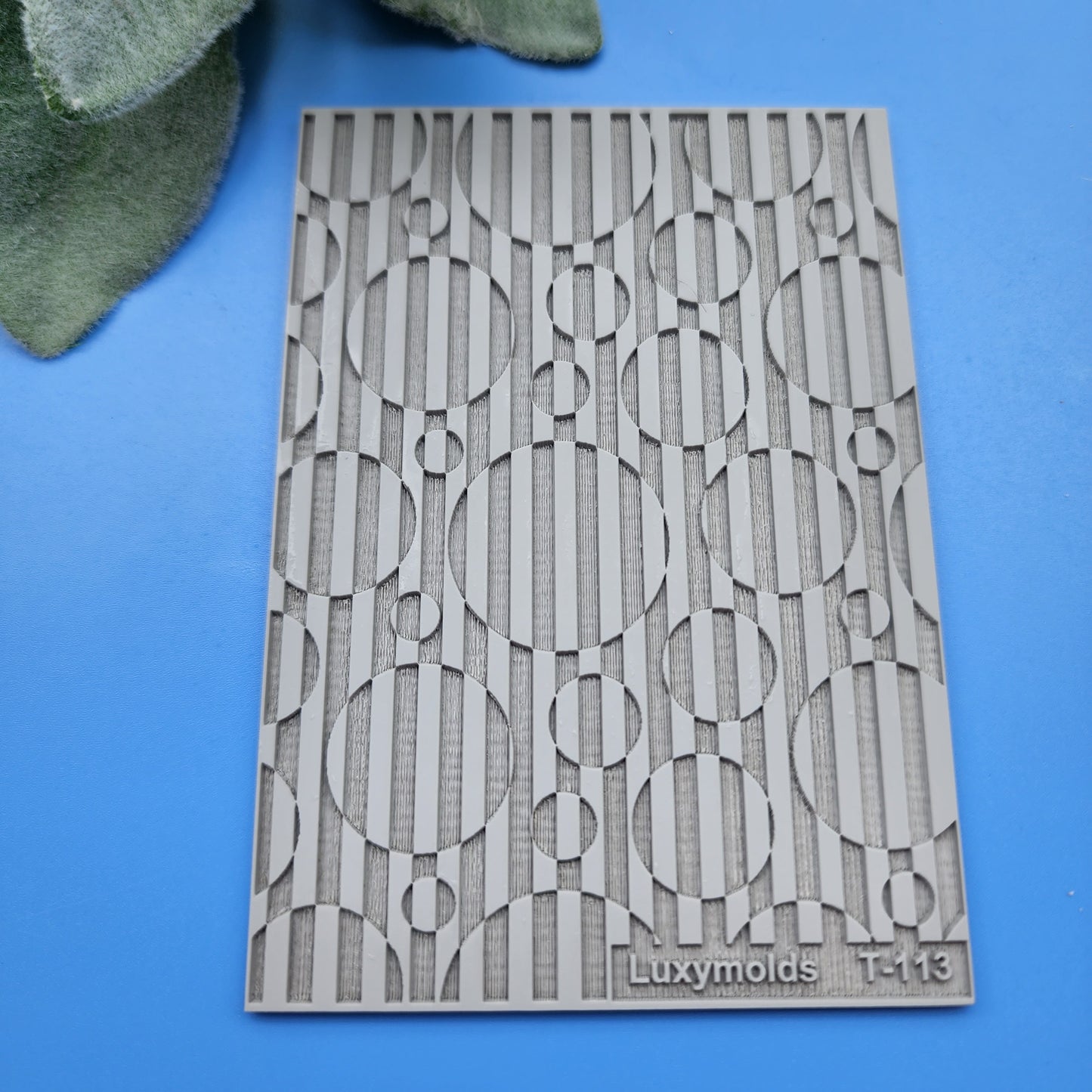 Polymer clay Texture tile Texture mat Clay stamp Polymer clay texture stencils "Geometryc" T-113